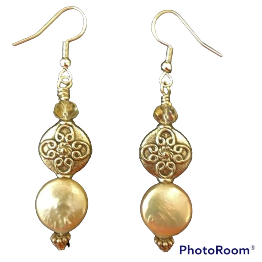 Medieval & Pearl Earrings